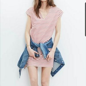 Madewell Red & White Stripe Vacances Mini Dress XXS